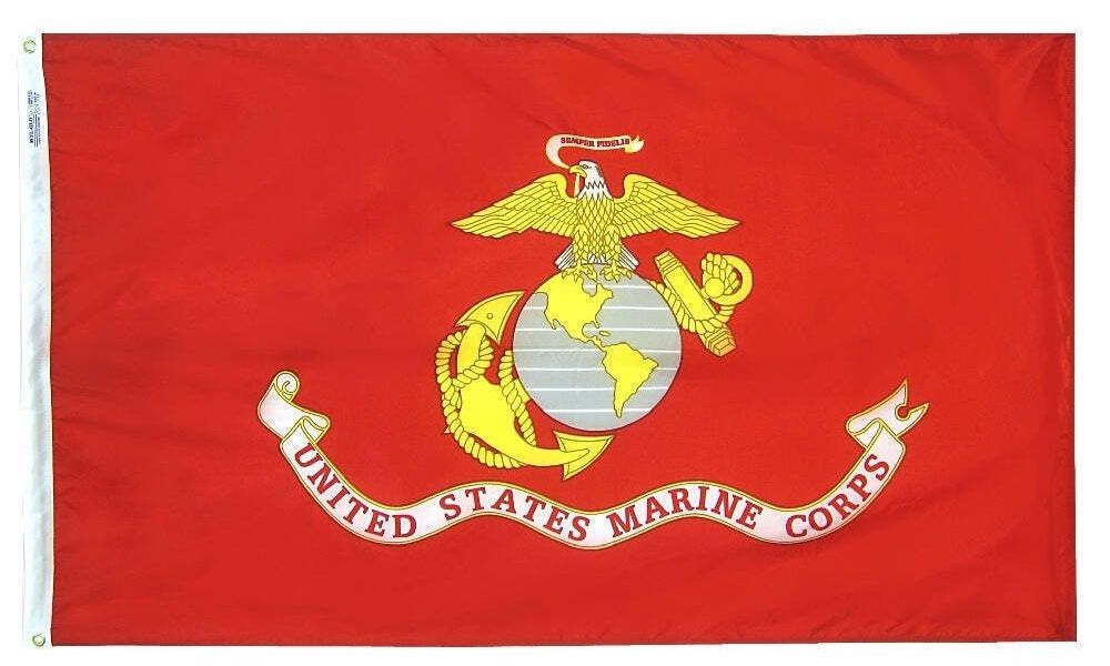 U S Marine Corps flag