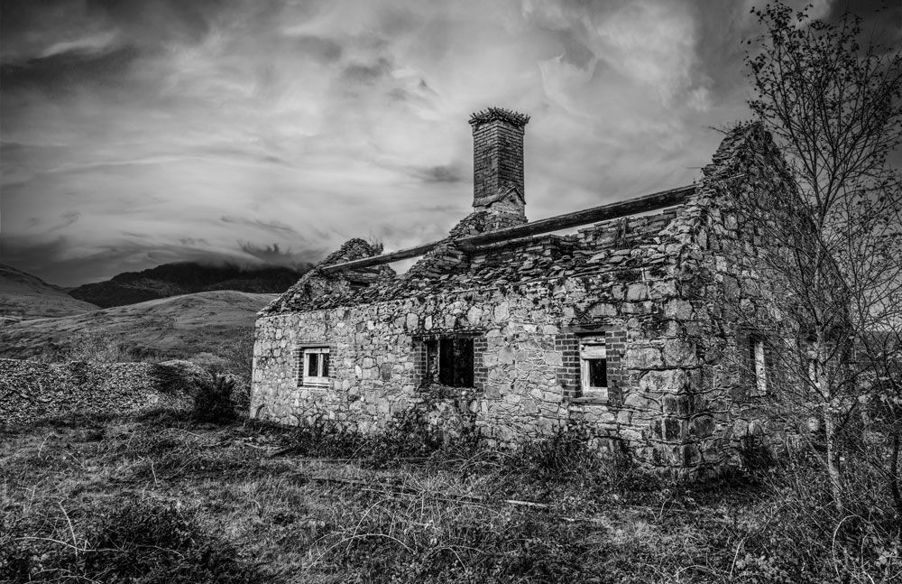 Ruined House, Photograph taken on a photography lesson in Wales