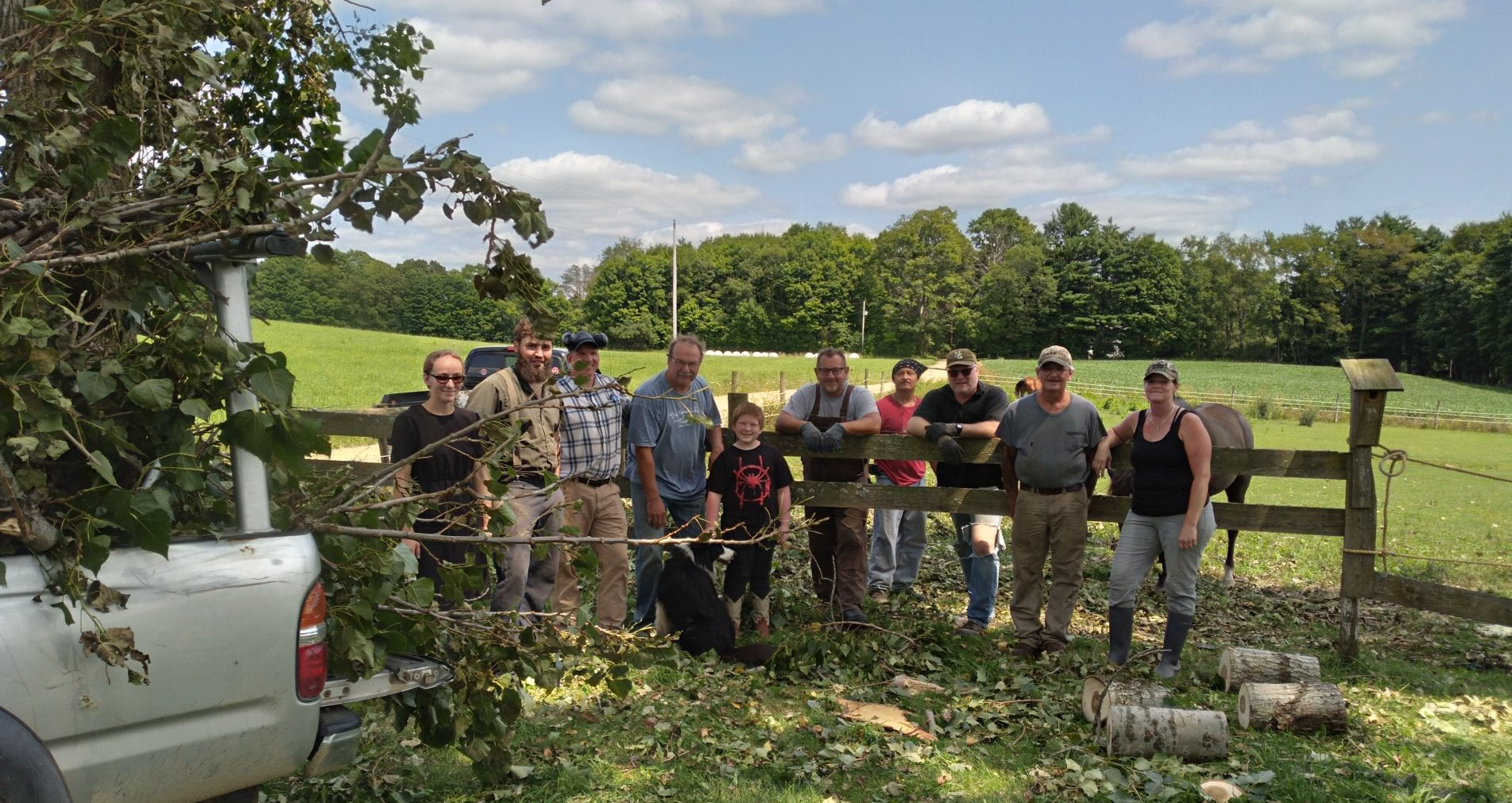July 29, 2021 Tornado cleanup at TFO Farm LLC