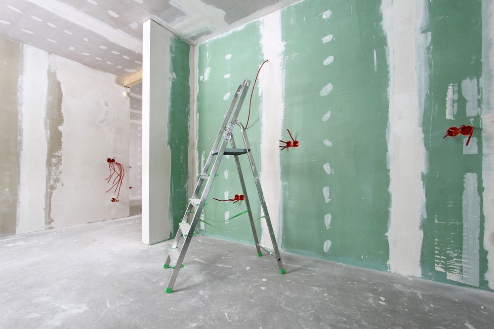 Interior Renovation With Unfinished Drywall — RAC Carpentry Services in Pimpama, QLD