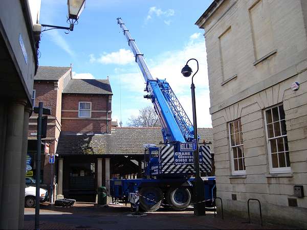 Crane hire service