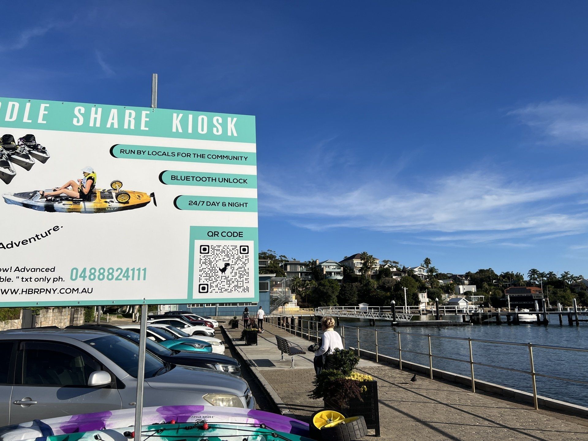 Better than Kayak rental Sydney, HBR PNY Vaucluse watsonbat paddle boat hire.