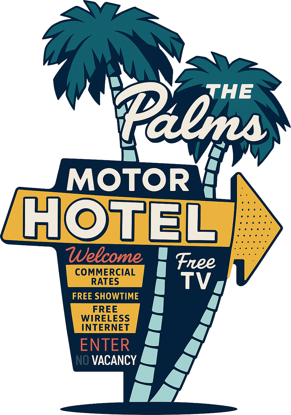 Retro sign for 