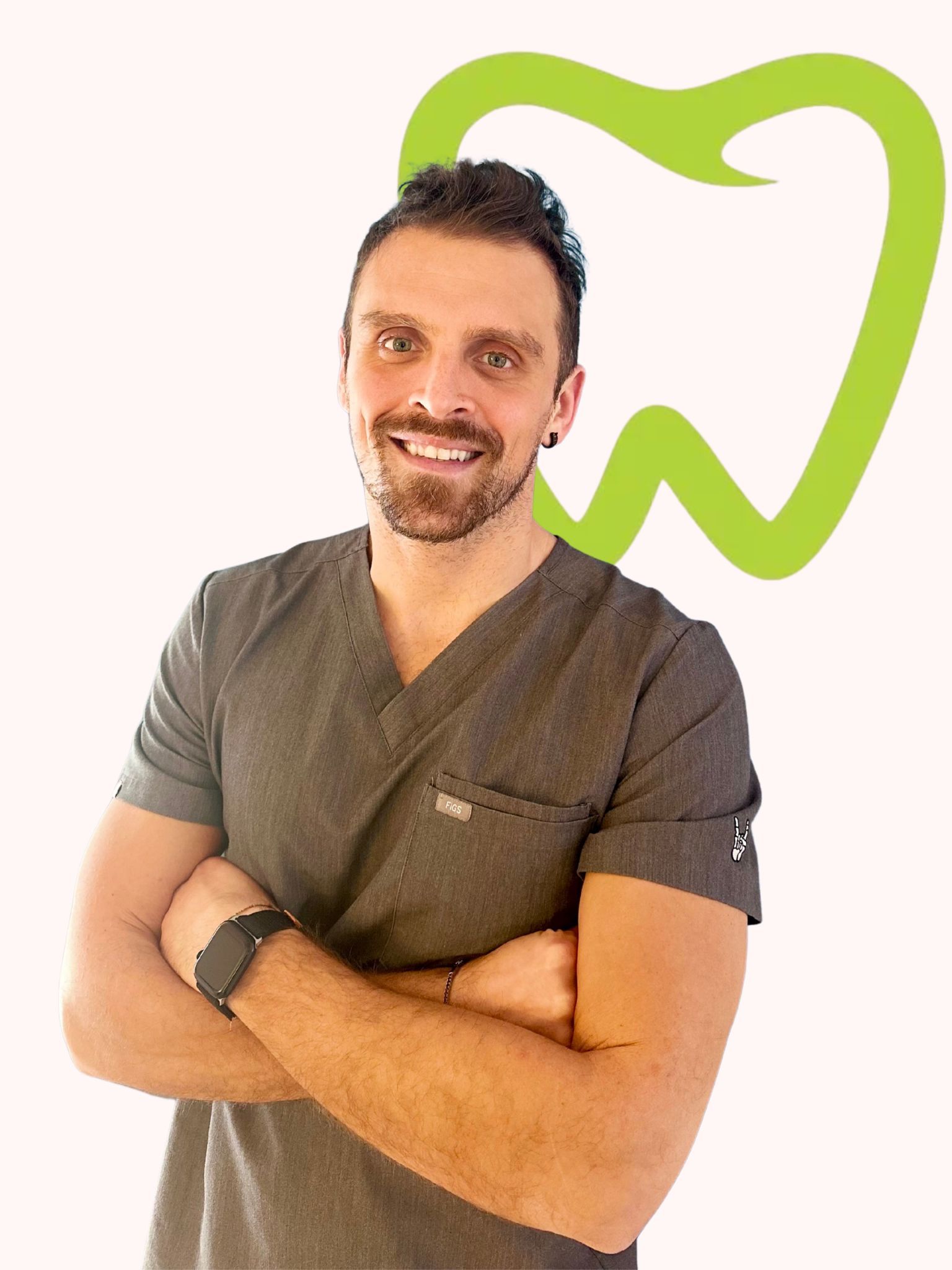 Illustrazione dottore dentista