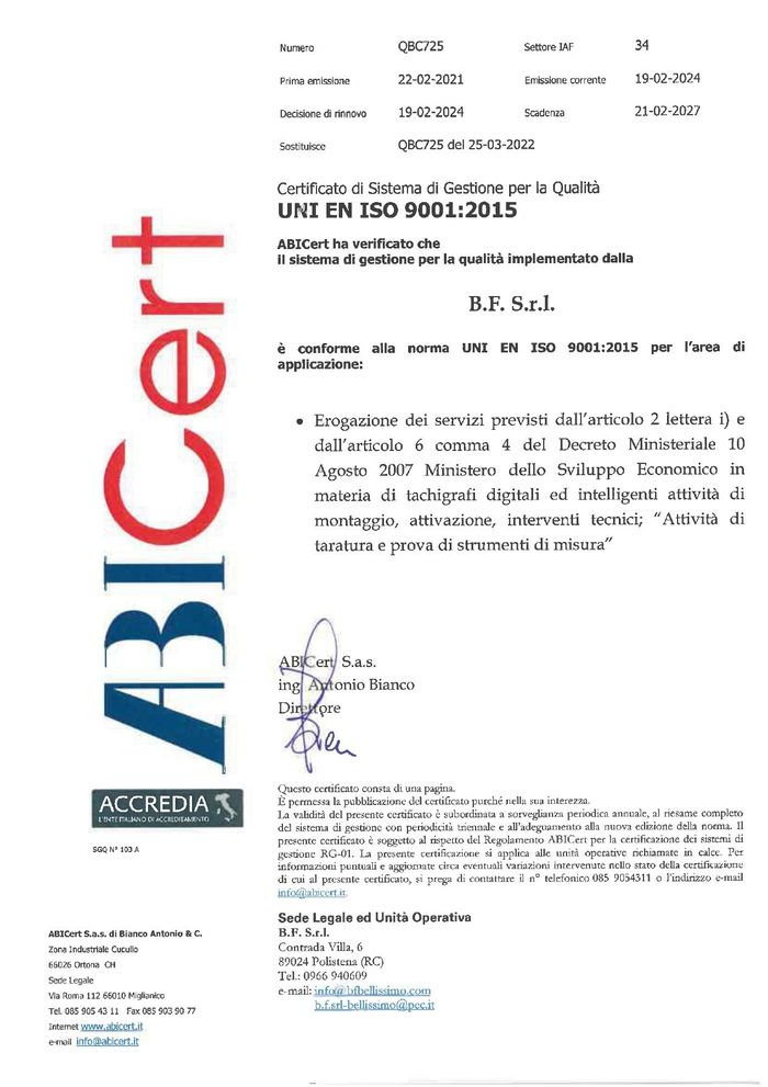 It is a certificate that says abcert on it.