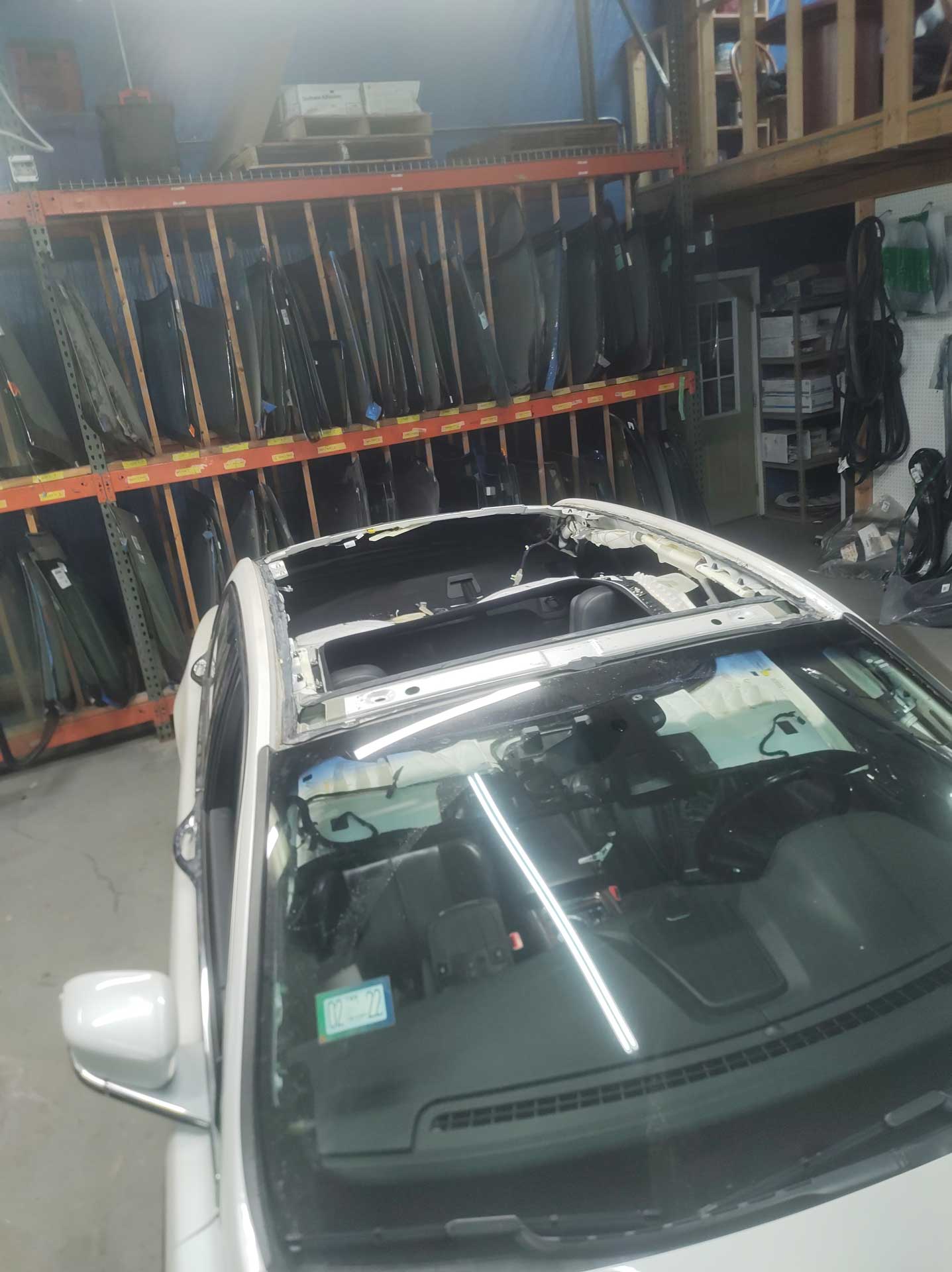 Car With Removed Sunroof – Mokena, IL – Nacco Glass of Illinois