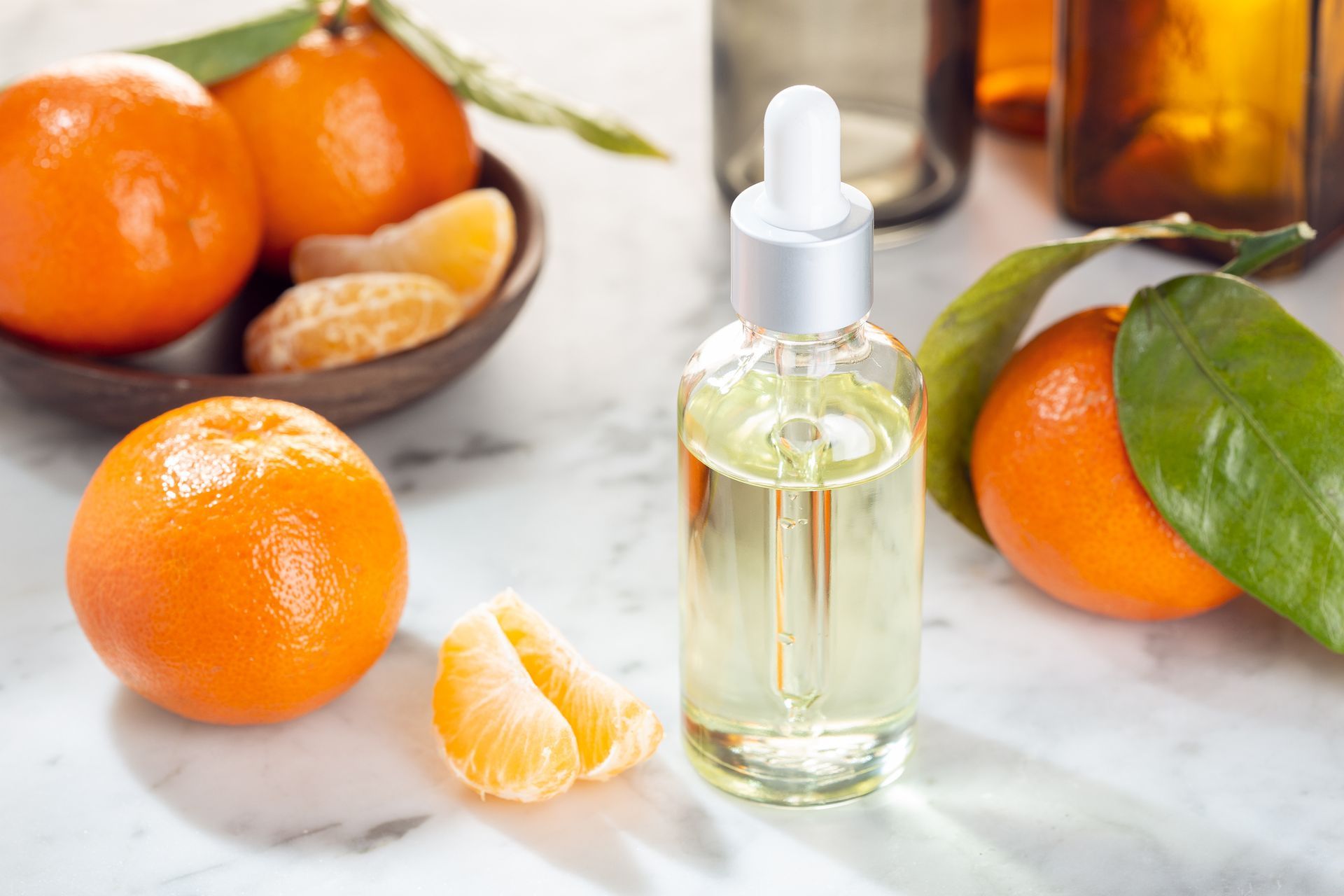 A Bottle of Tangerine Oil — Scottsdale, AZ — Just Relax
