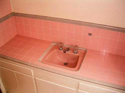 Pink Bathroom Sink — Santa Cruz County in Soquel, CA