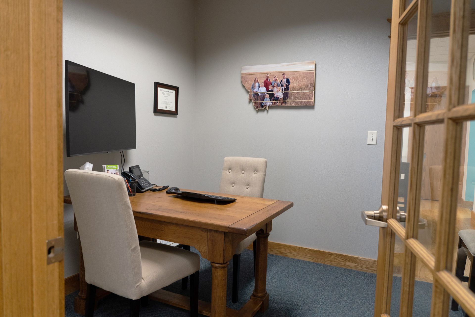 shine dental office consultation review room