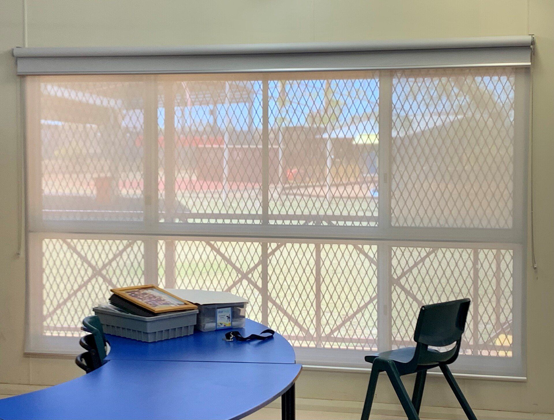 Shades In The Dining Room Covering The Sun — Blinds, Curtains And Shutters In Alice Springs, NT