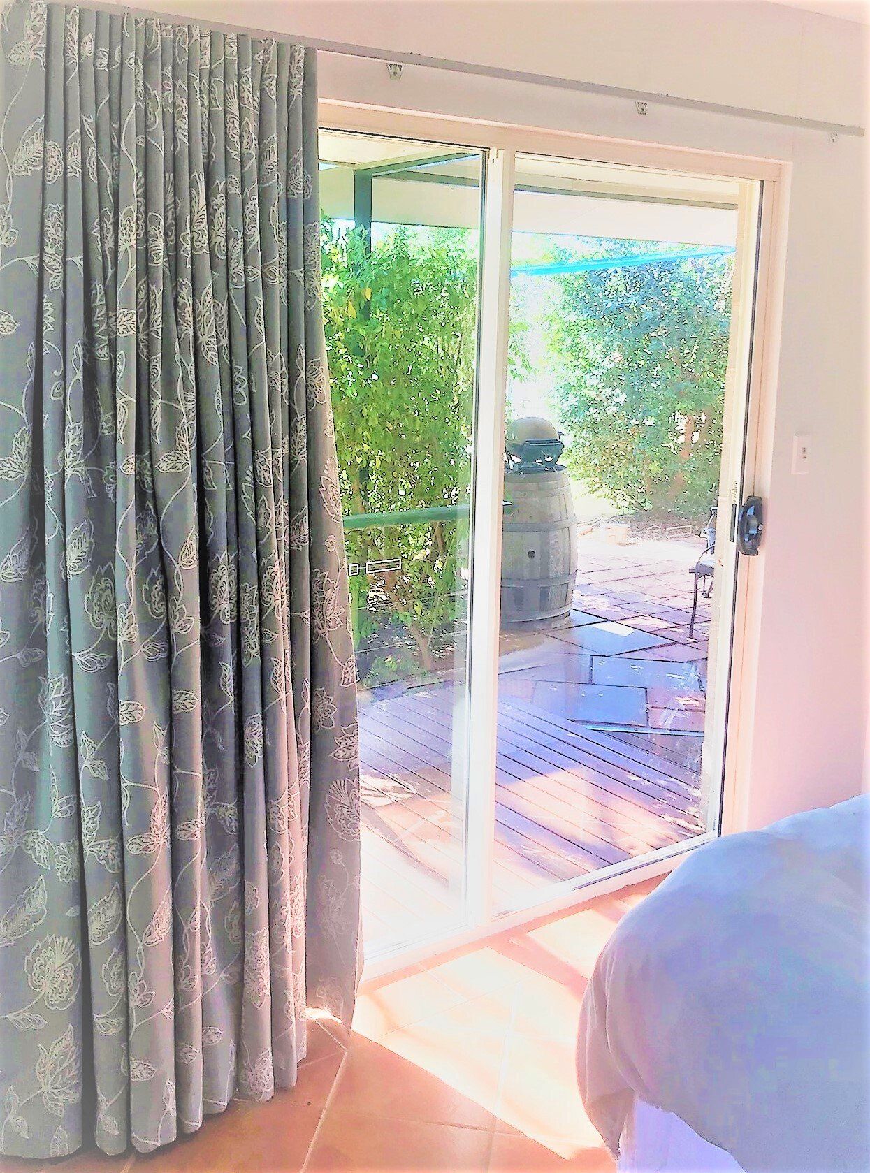 Open Wavefold Curtains — Blinds, Curtains And Shutters In Alice Springs, NT