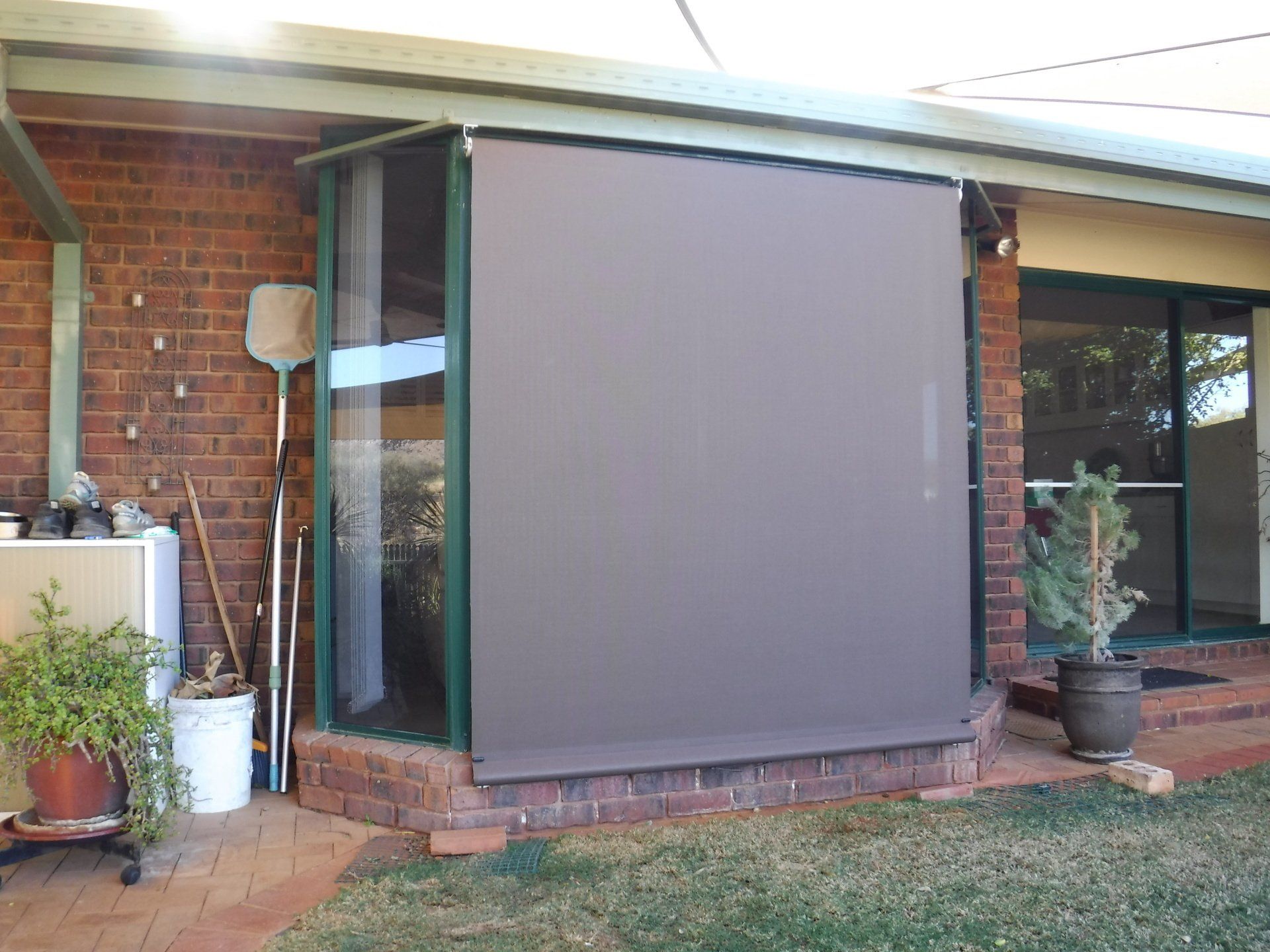 Awning Covering Large Window — Blinds, Curtains And Shutters In Alice Springs, NT