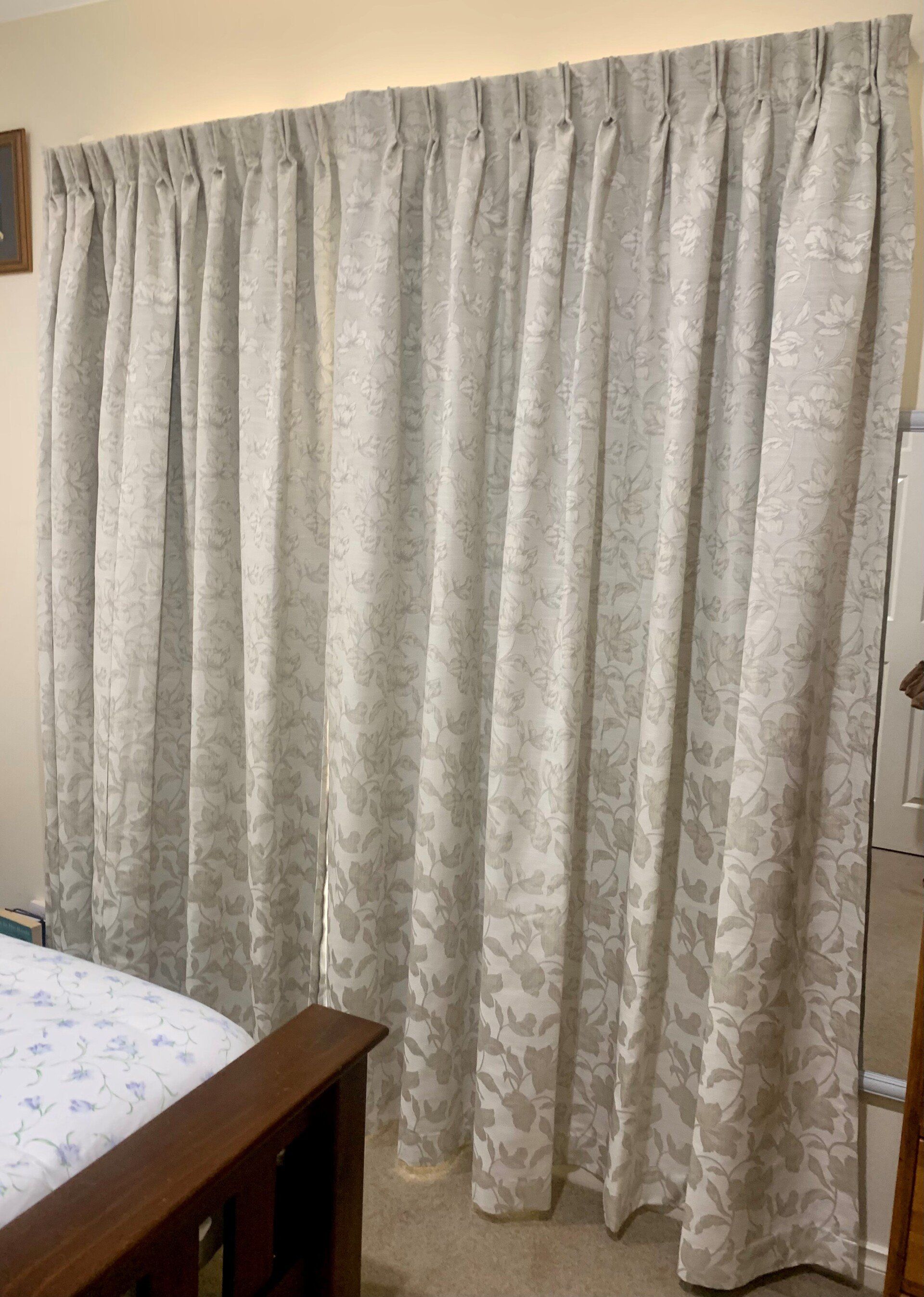 View Of Closed Wavefold Curtains — Blinds, Curtains And Shutters In Alice Springs, NT