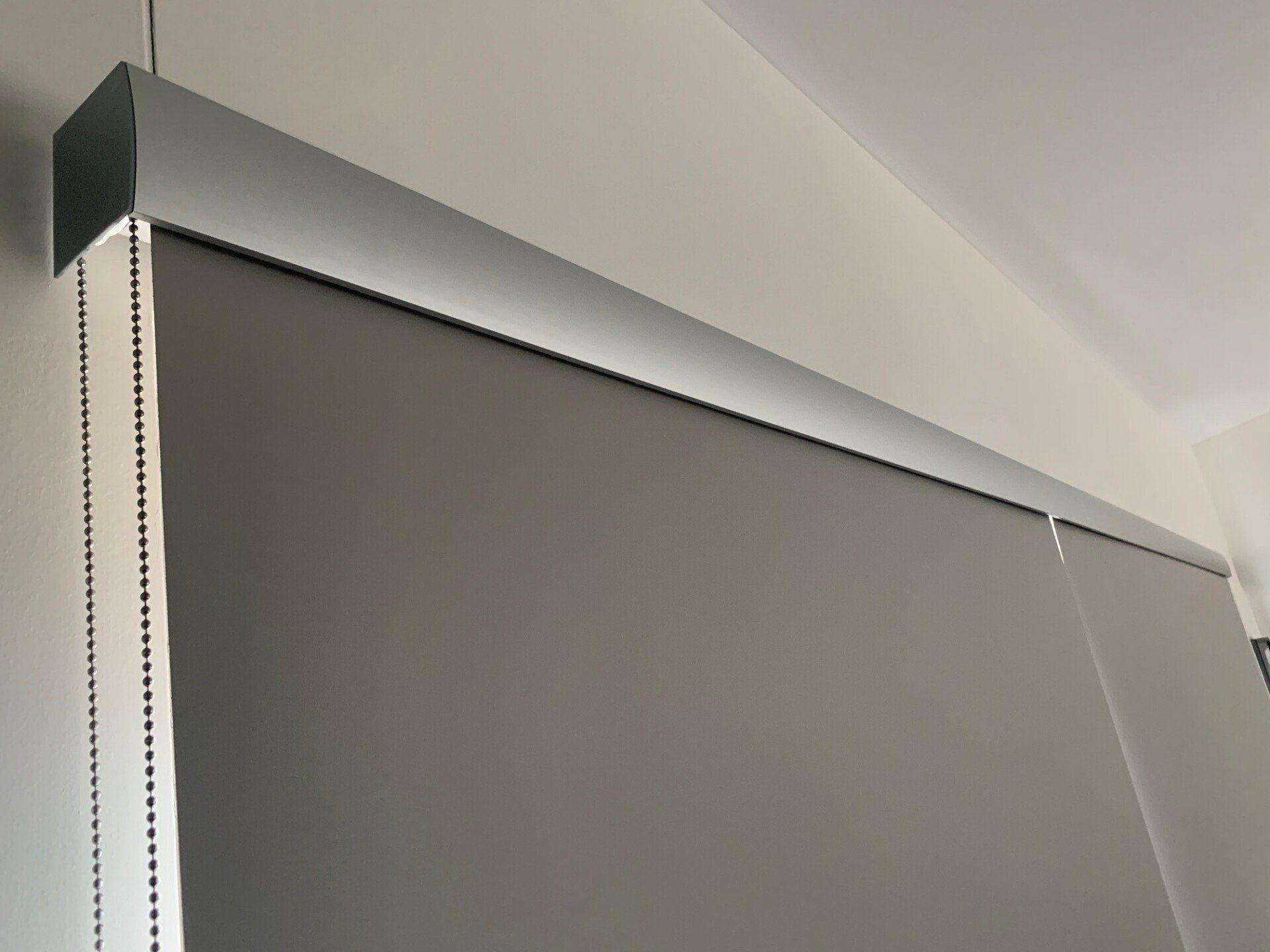 Long Dark Grey Roller — Blinds, Curtains And Shutters In Alice Springs, NT