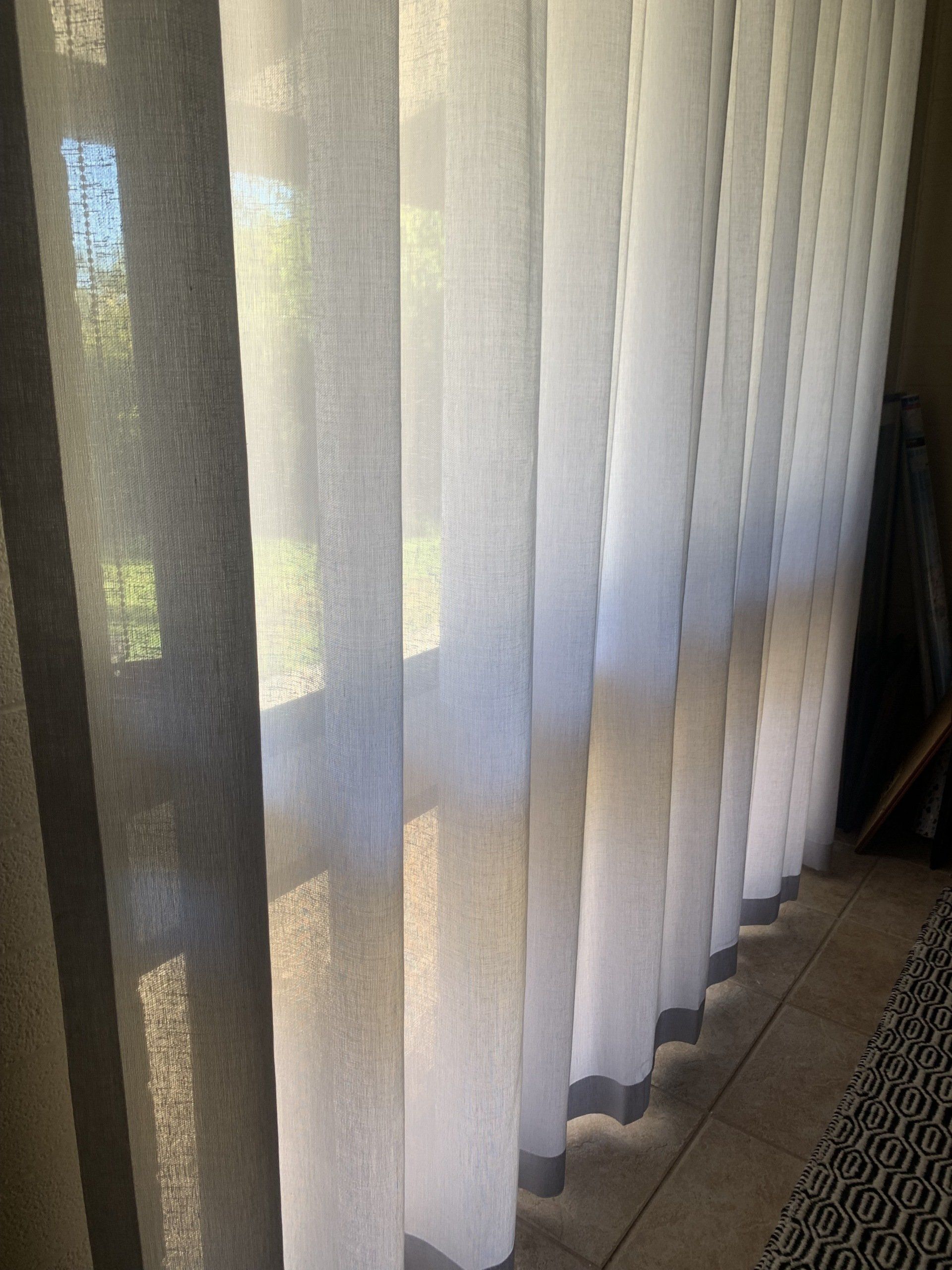 White See-Through Curtains — Blinds, Curtains And Shutters In Alice Springs, NT