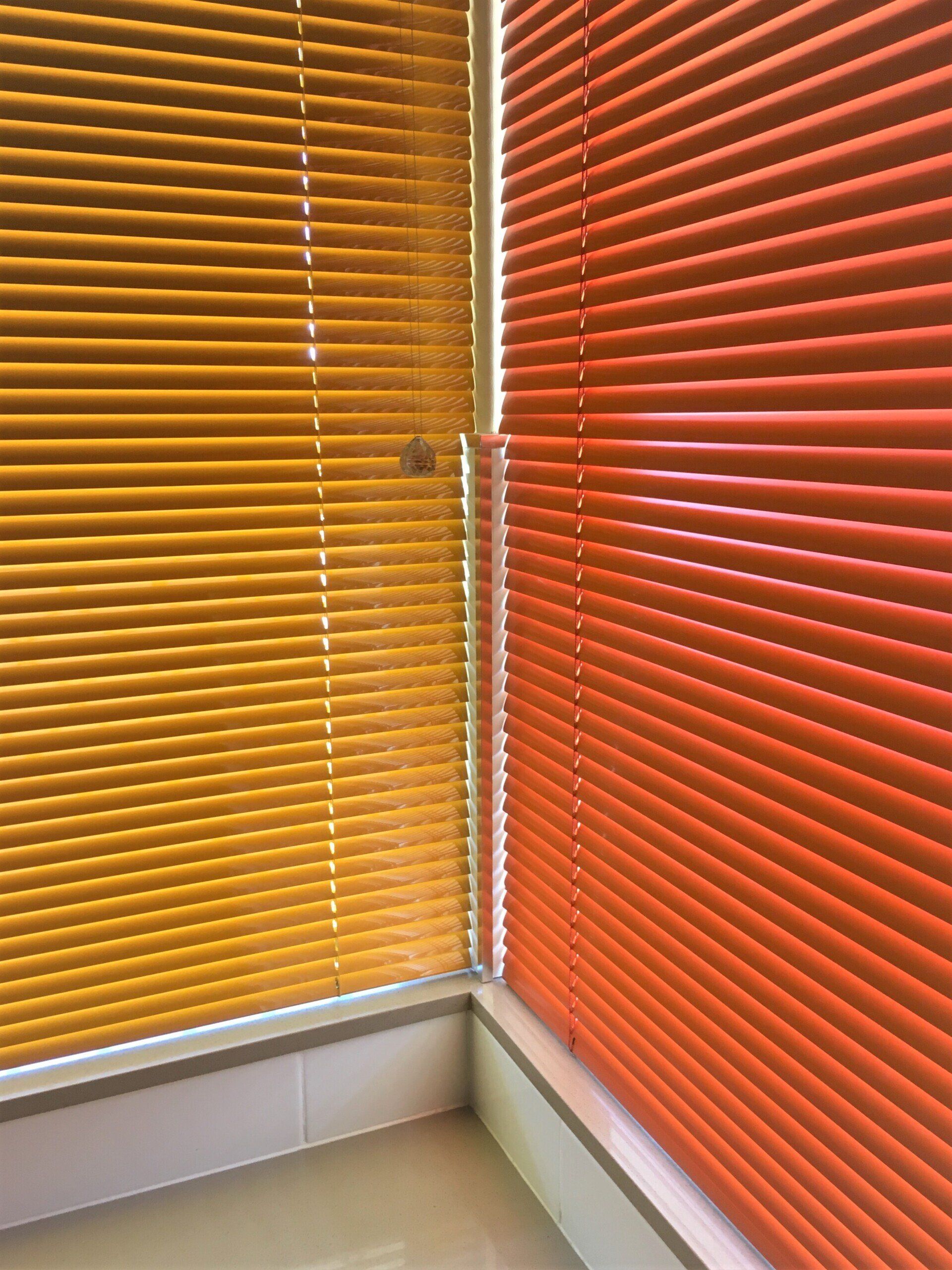 Orange Venetian Blinds — Blinds, Curtains And Shutters In Alice Springs, NT