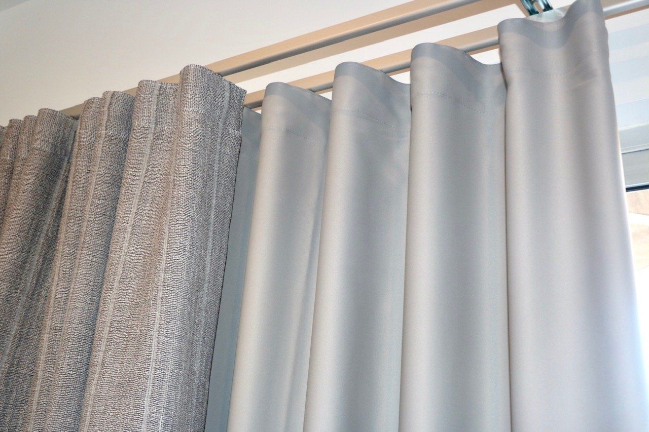 Closeup On Internal Curtains — Blinds, Curtains And Shutters In Alice Springs, NT