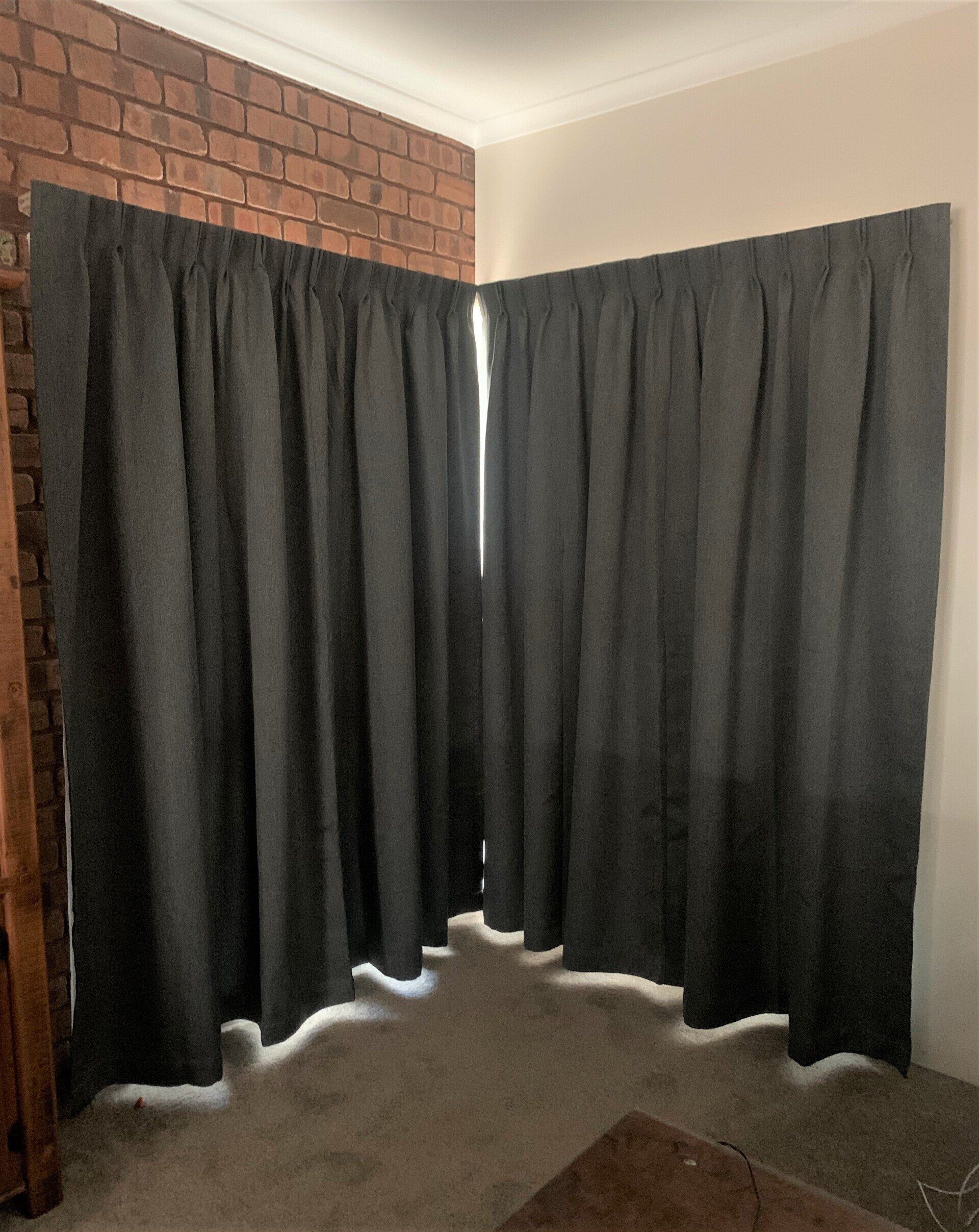 Closed Dark Curtains — Blinds, Curtains And Shutters In Alice Springs, NT