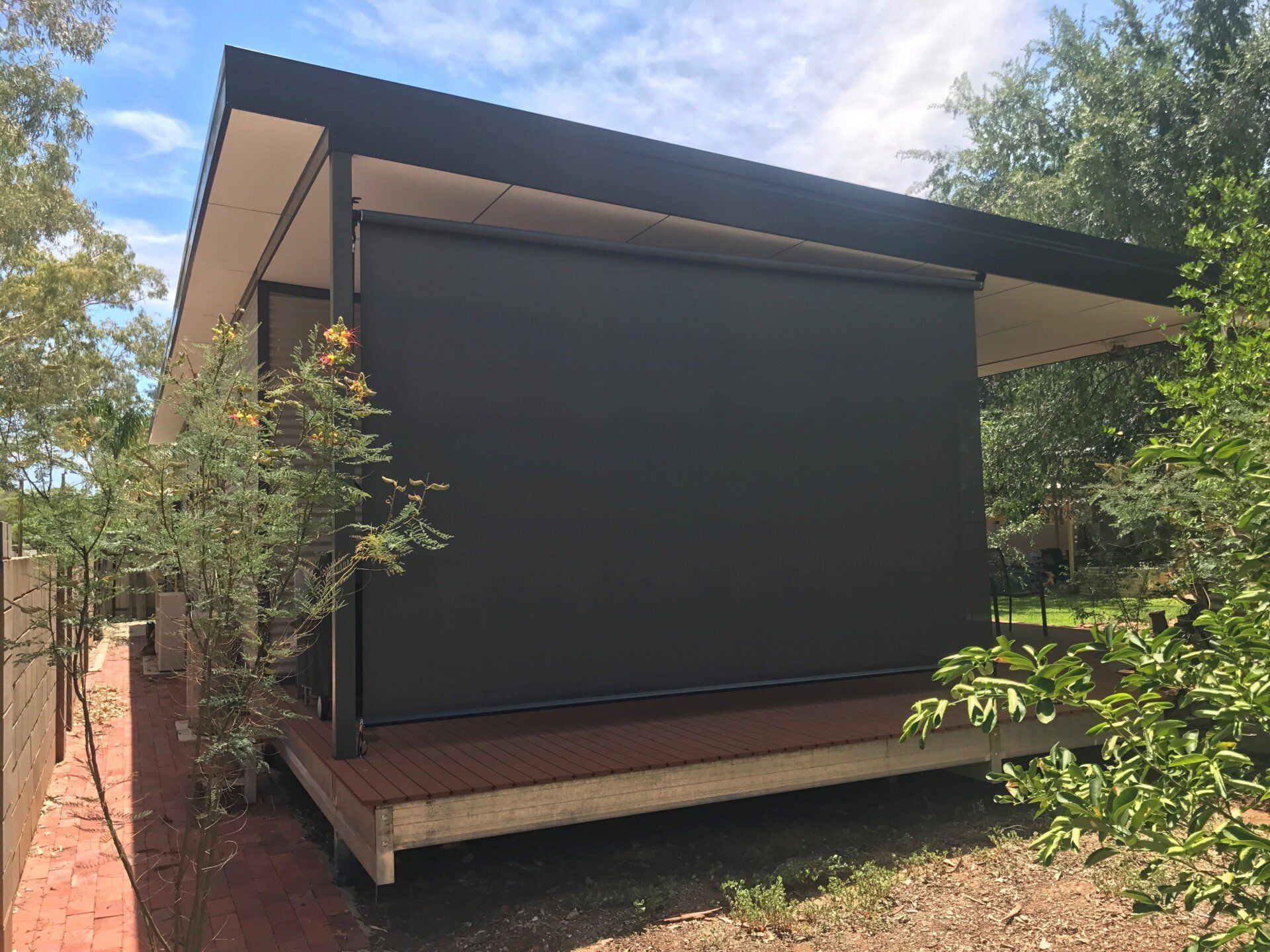 Outside Awning — Blinds, Curtains And Shutters In Alice Springs, NT
