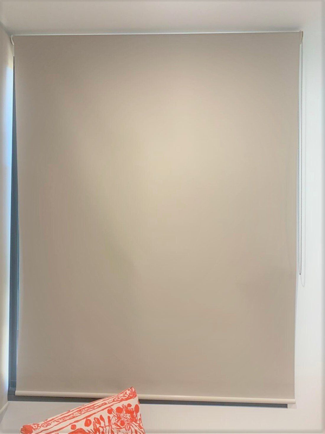 Single White Roller Shade — Blinds, Curtains And Shutters In Alice Springs, NT