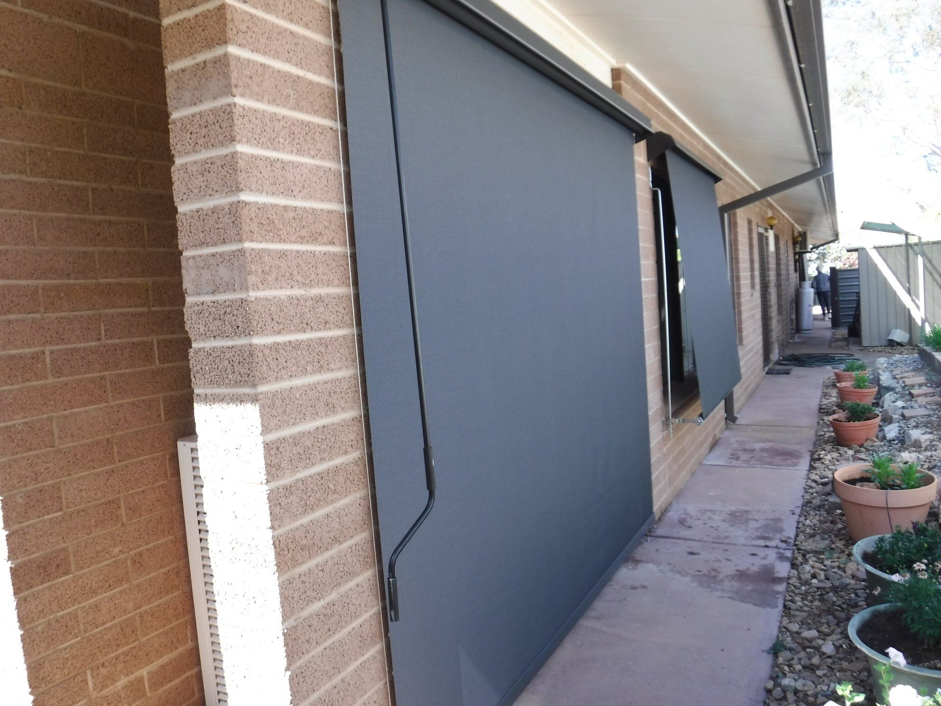 Straight Drop Crank & Auto Awnings — Blinds, Curtains And Shutters In Alice Springs, NT