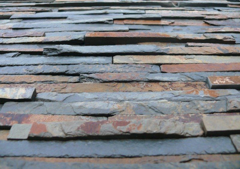 stone facing - multicolour