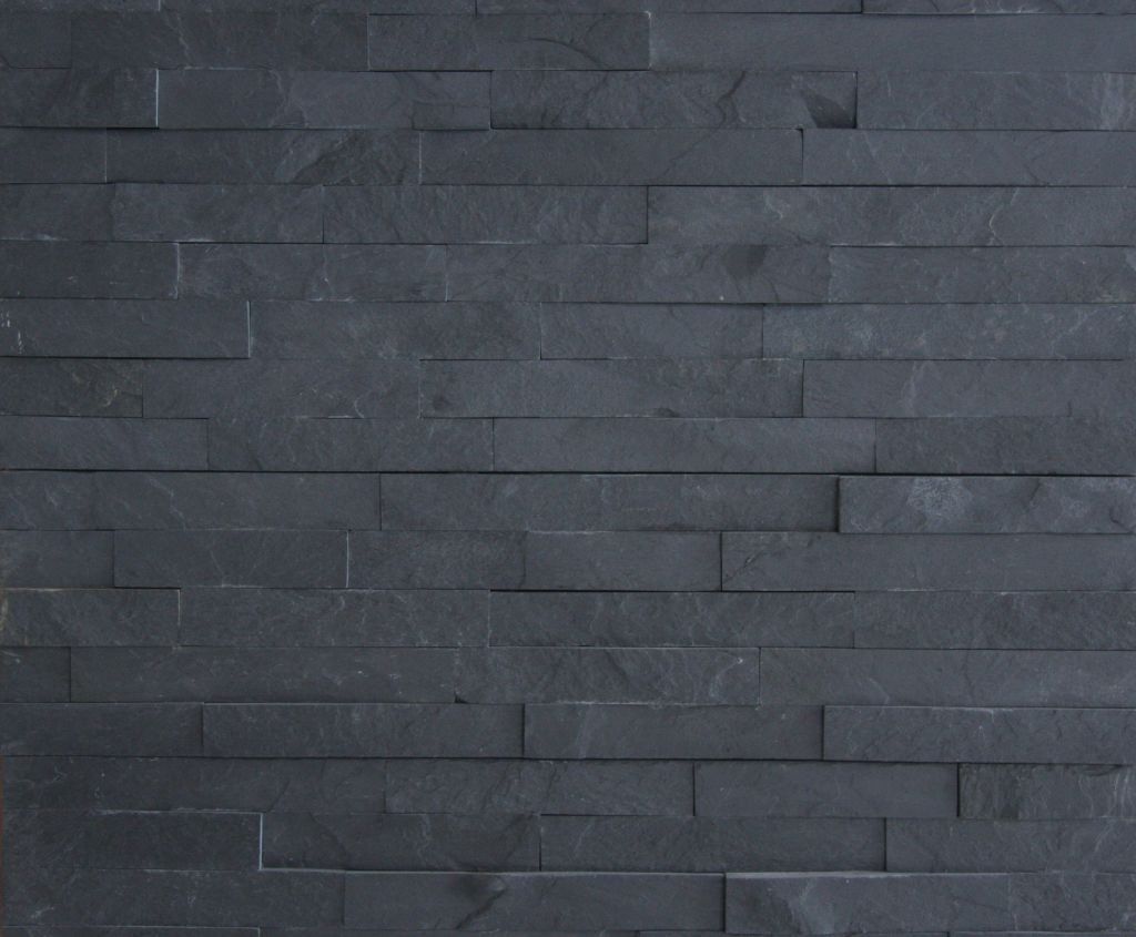Natural stone panel - basalt black