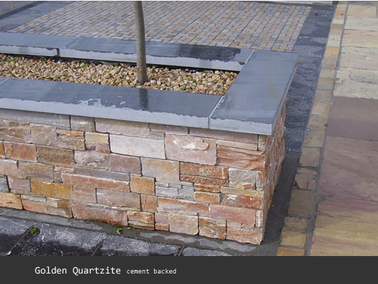 golden quartz panels