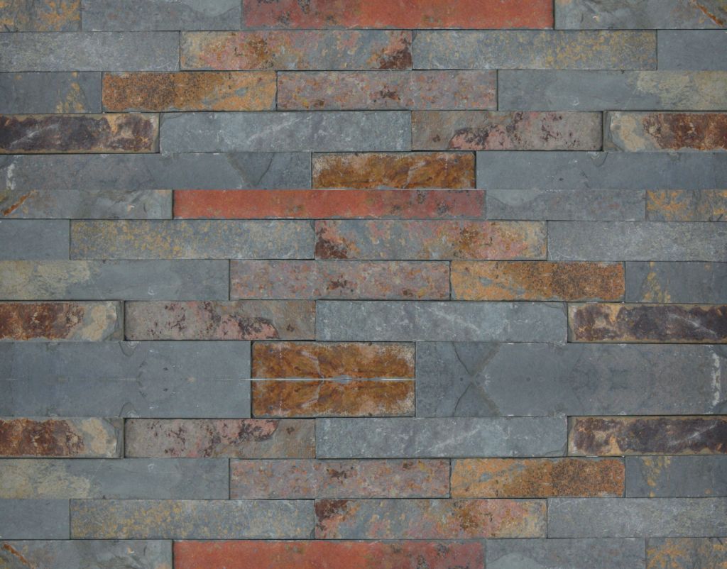 Natural stone panel - multicolour
