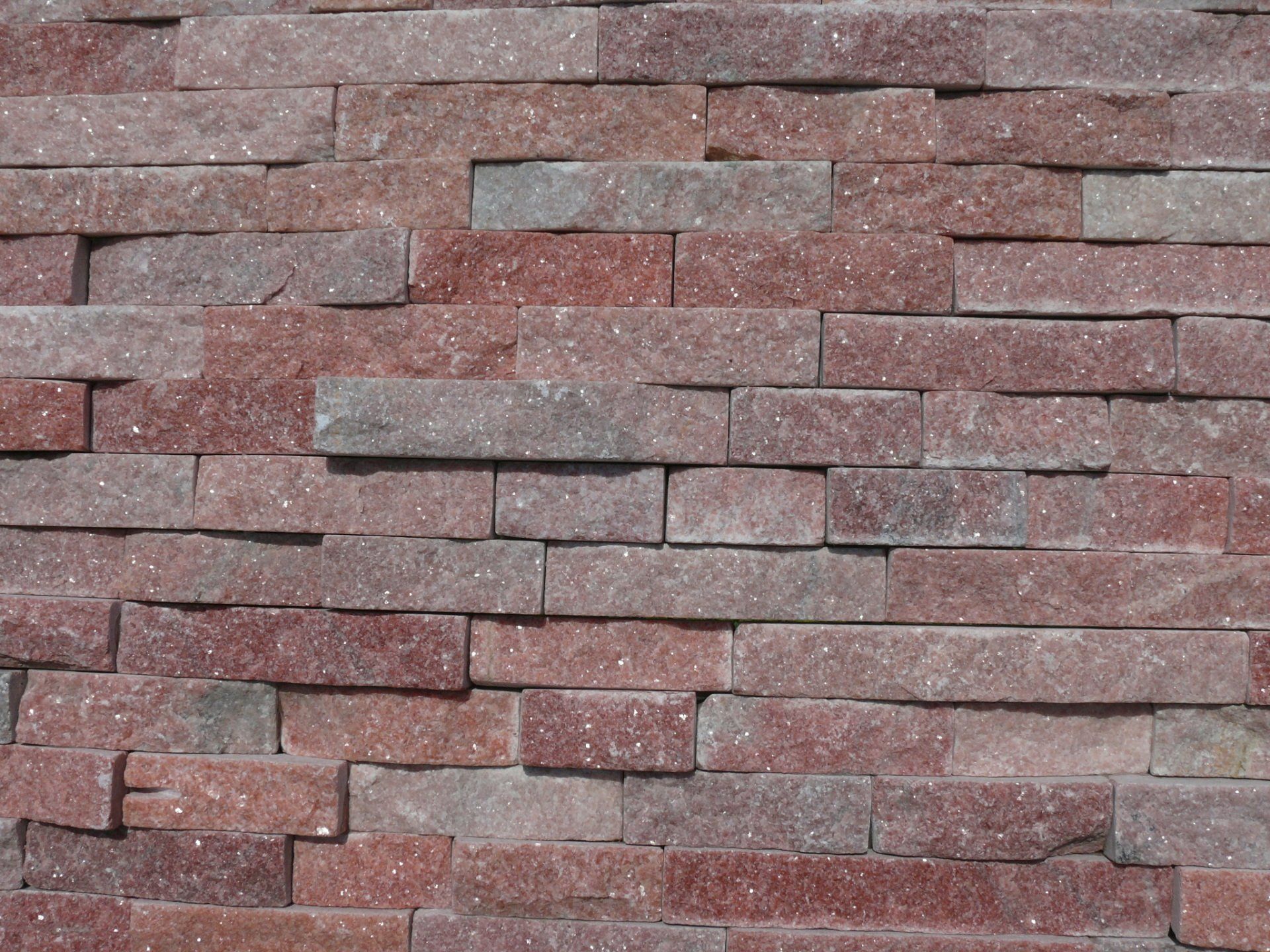Natural stone panel - pink quartz