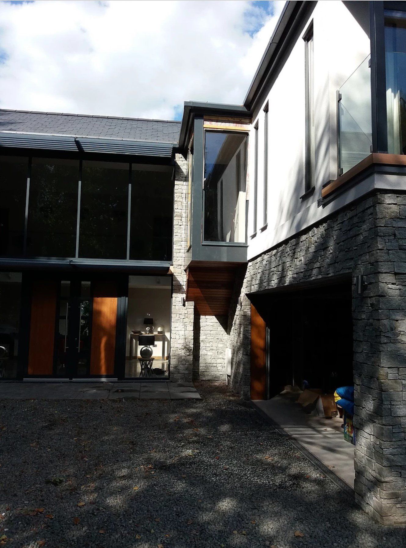 Classic Grey Granite Stone Panel System