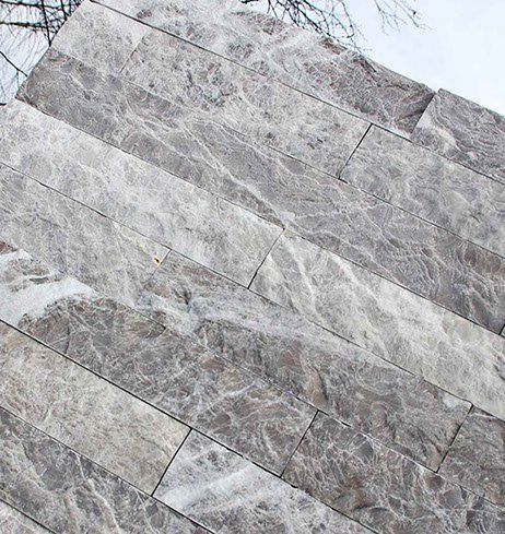 light and dark grey face stone