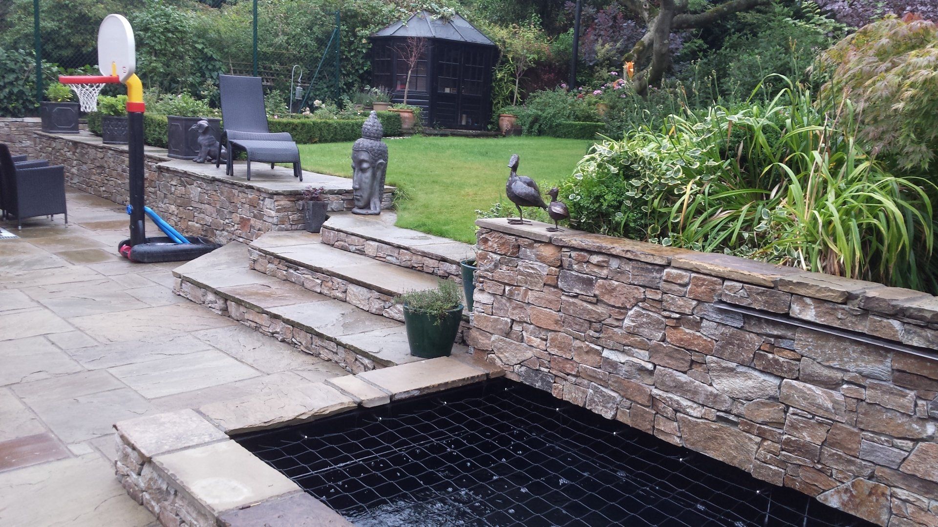 Stone cladding panel - rustic quartz