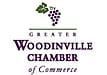 The woodinville chamber of commerce logo has a bunch of grapes on it.