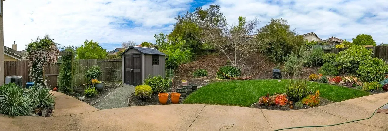 Backyard Panorama — San Ramon, CA — Get It Done Gardening