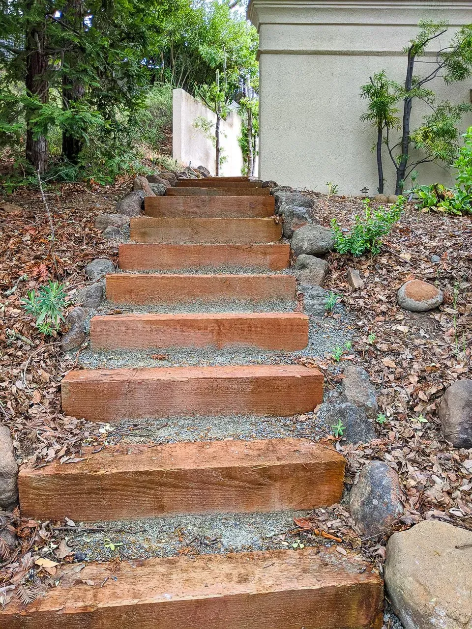 Backyard Stairs — San Ramon, CA — Get It Done Gardening