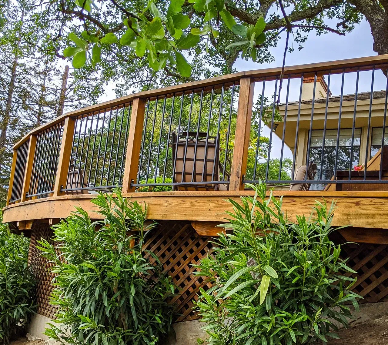 Side Deck View — San Ramon, CA — Get It Done Gardening