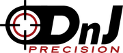 DnJ Precision Black & Red Logo