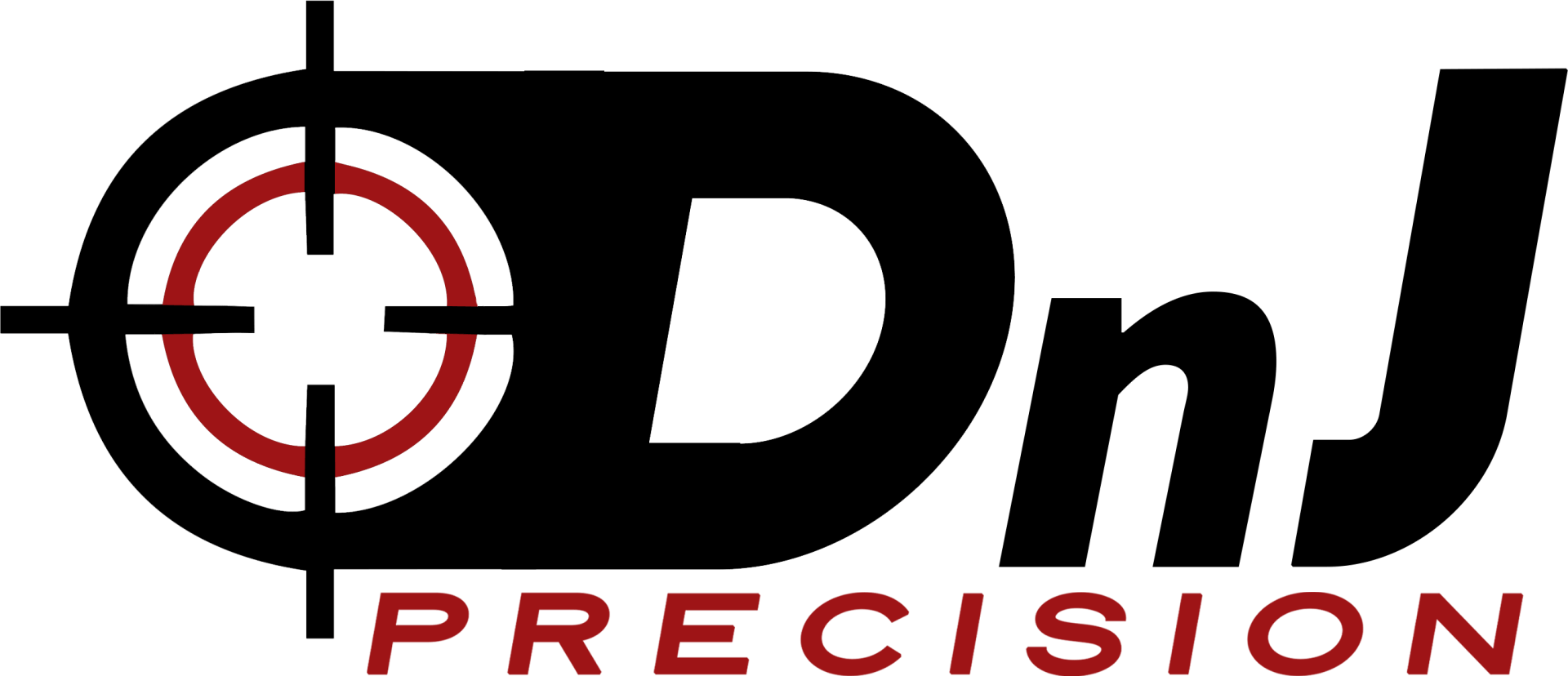DnJ Precision Black & Red Logo