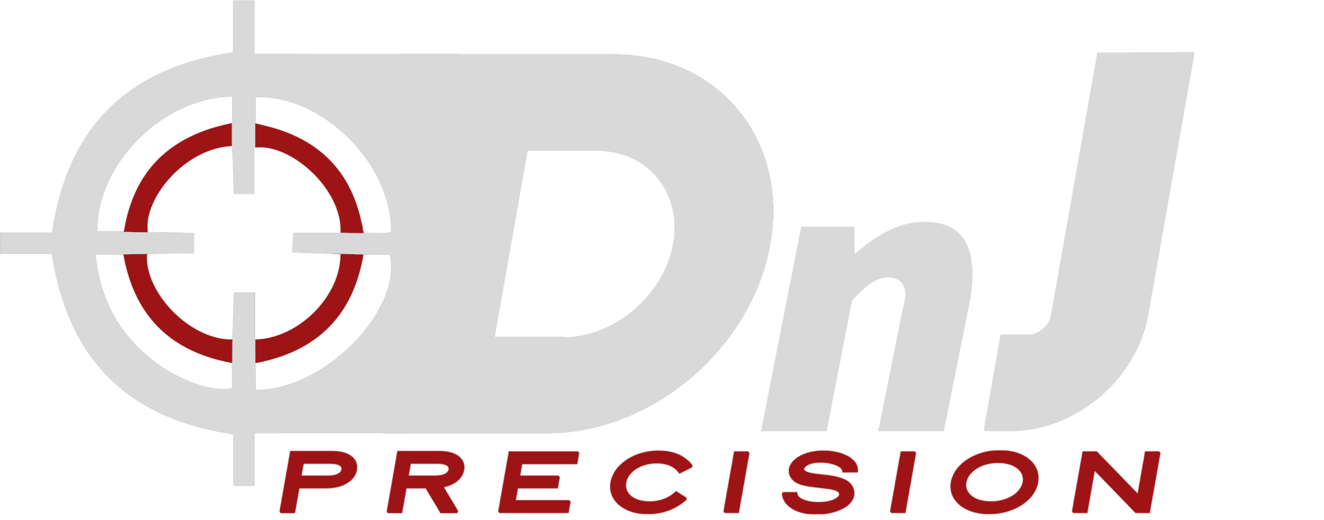 DnJ Precision Grey & Red Logo