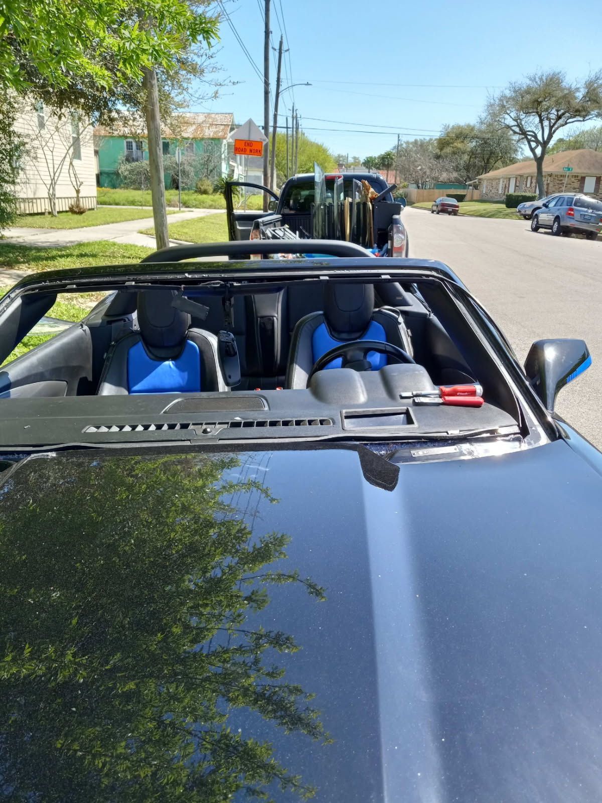 Car With No Windshield