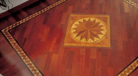 Parquet con decorazioni personalizzate
