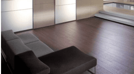 Soggiorno con parquet