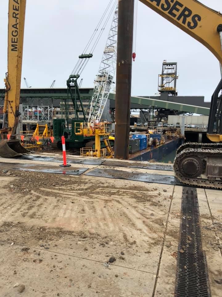 A Construction Site With An Excavator — PGI North QLD In Bowen, QLD
