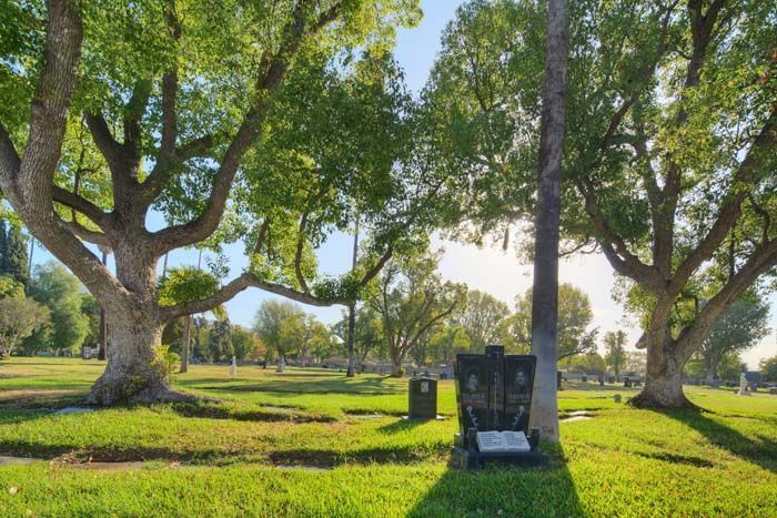 Photos of location, mausoleum and cemetery of 
Abbot & Hast Mortuary, Inc. in Los Angeles, CA