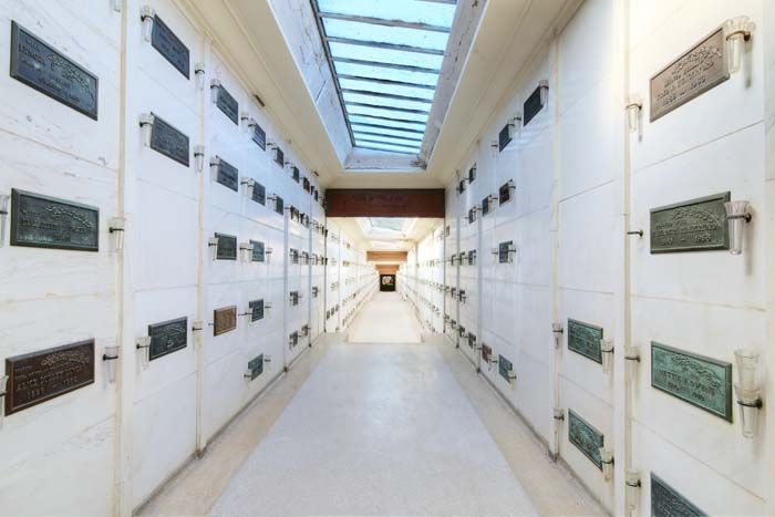 Photos of location, mausoleum and cemetery of 
Abbot & Hast Mortuary, Inc. in Los Angeles, CA