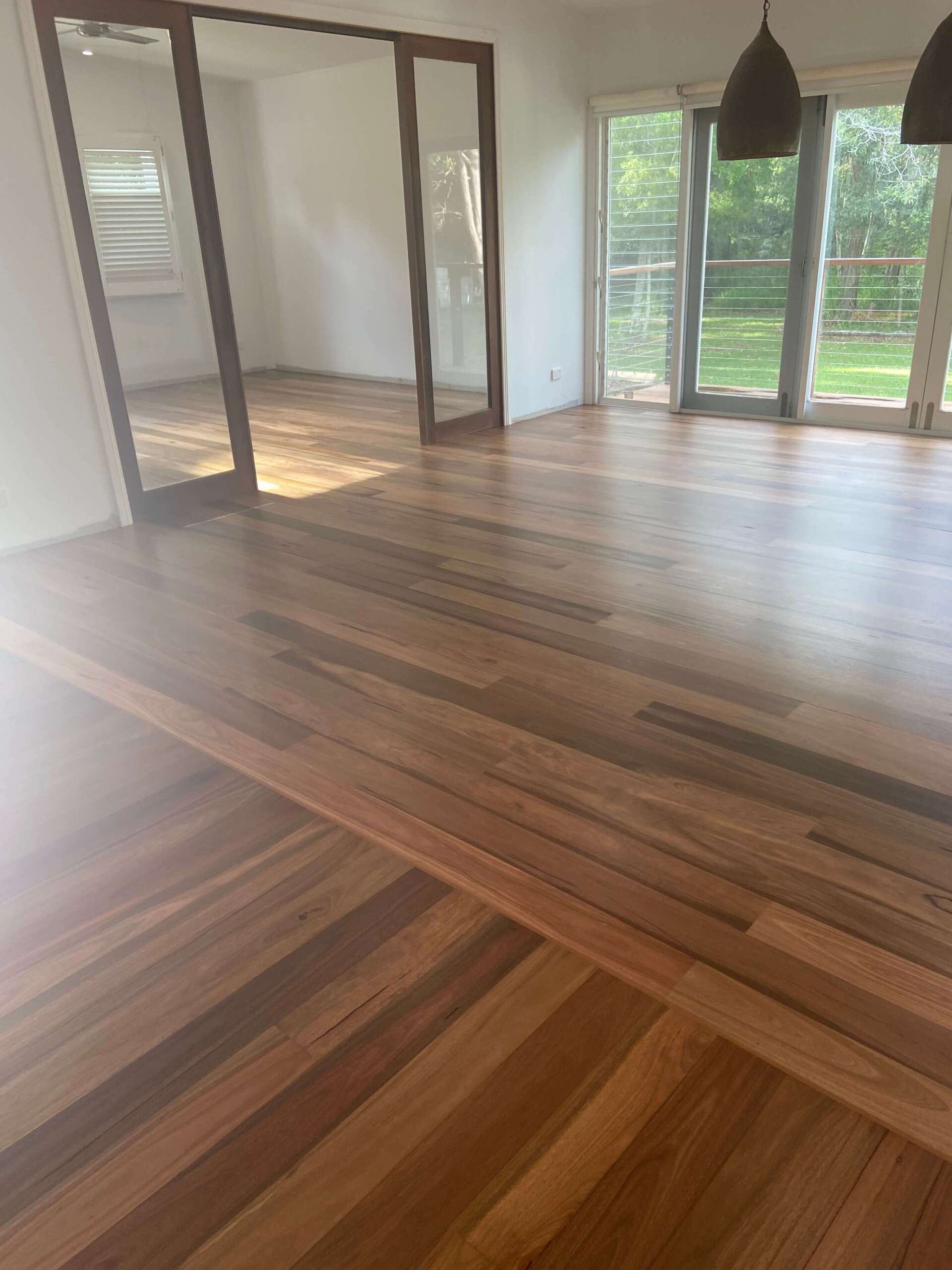 Before Staining — Dull Floors in Chinderah, NSW