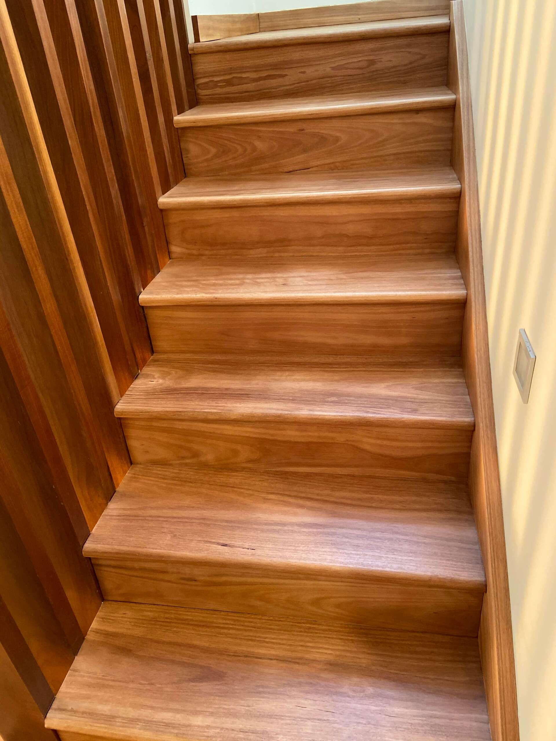 Timber Cork Staircase — Dull Floors in Chinderah, NSW