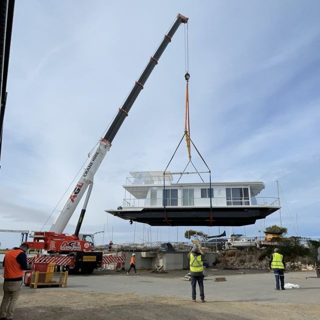 Home Moved with Our Equipment — Adelaide, SA — AGL & Son Crane Hire