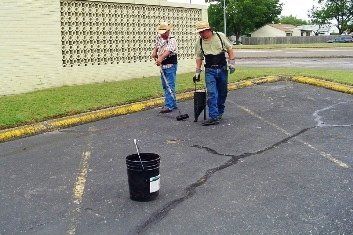 Crack Filling — Weatherford, TX — North American Paving